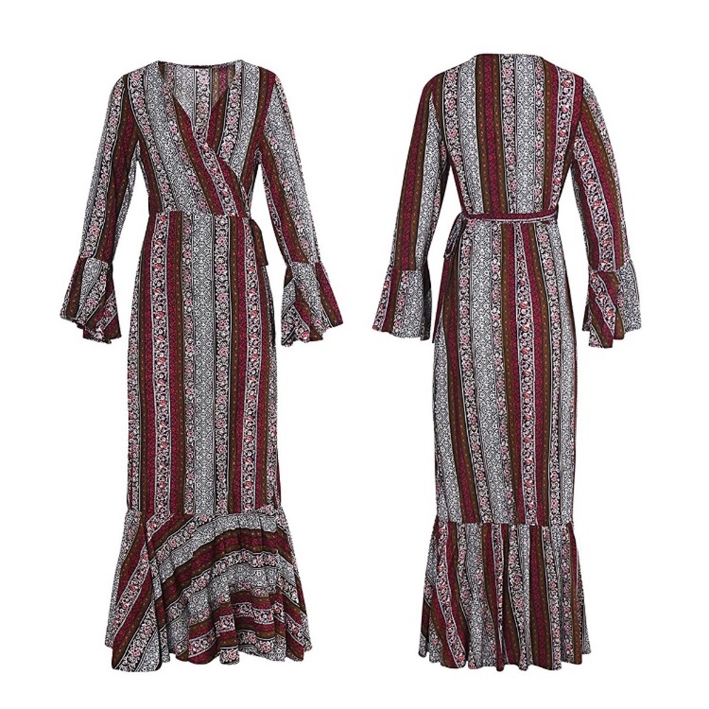 Boho Wrap dress